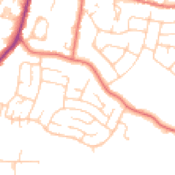 Daytime road noise heatmap for SK12 1YU