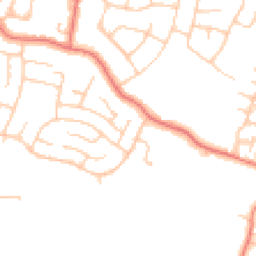 Daytime road noise heatmap for SK12 1YY
