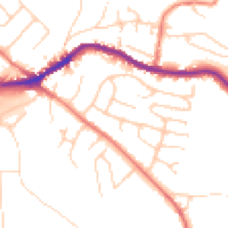 Daytime road noise heatmap for SK12 2BJ