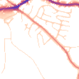 Daytime road noise heatmap for SK12 2BT