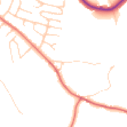 Daytime road noise heatmap for SK12 2DA