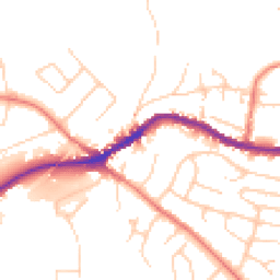 Daytime road noise heatmap for SK12 2DX