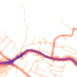 Daytime road noise heatmap for SK12 2EH