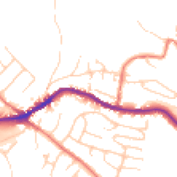 Daytime road noise heatmap for SK12 2ET