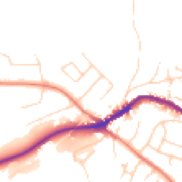 Daytime road noise heatmap for SK12 2JF