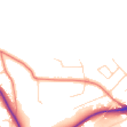 Daytime road noise heatmap for SK12 2JU