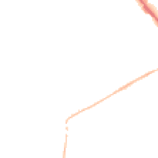 Night-time road noise heatmap for SK13 0AB