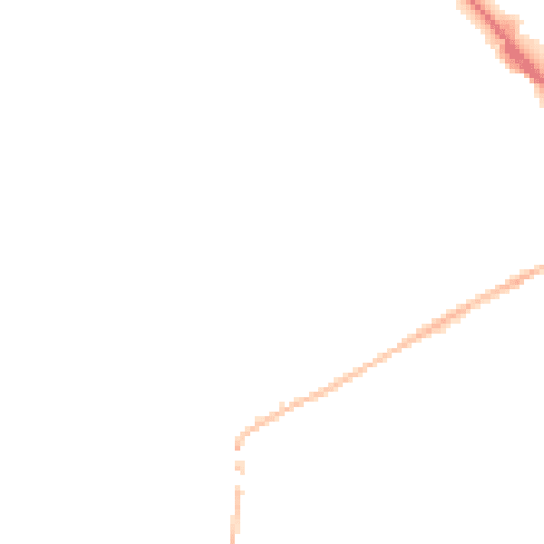 Night-time road noise heatmap for SK13 0AF