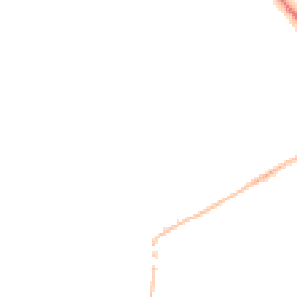 Night-time road noise heatmap for SK13 0AH