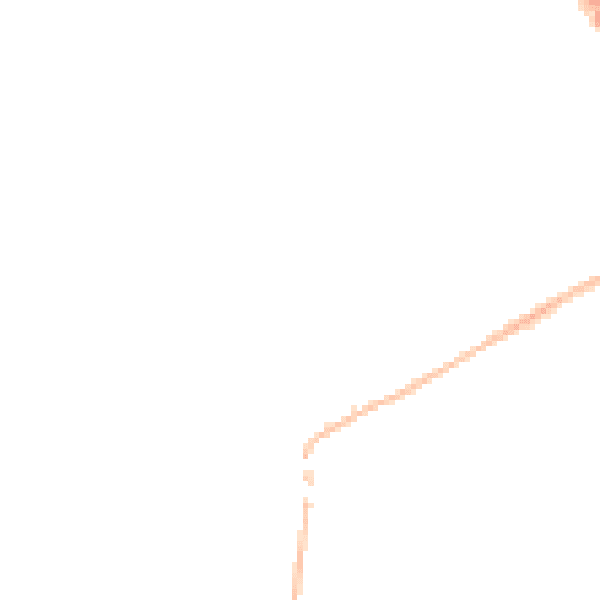 Night-time road noise heatmap for SK13 0AS