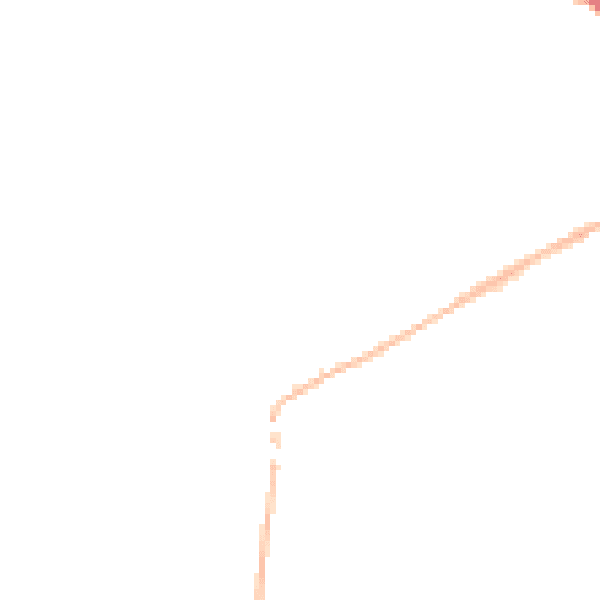 Night-time road noise heatmap for SK13 0AT