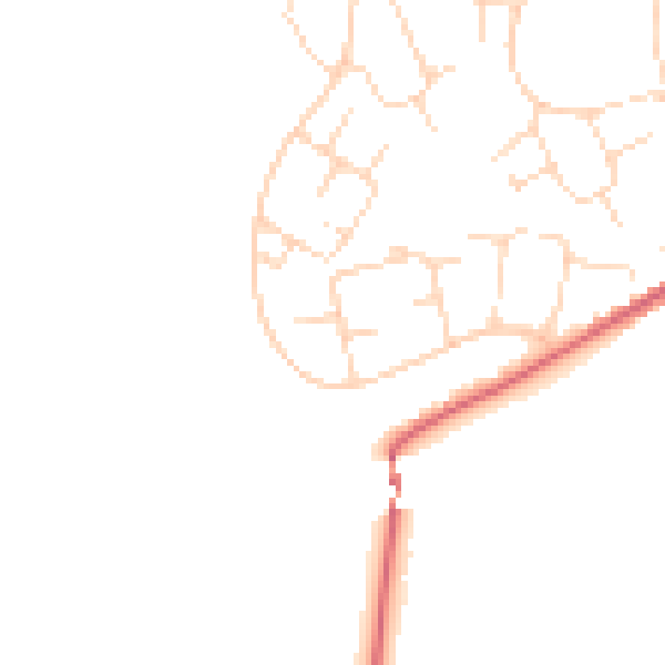 Daytime road noise heatmap for SK13 0BP