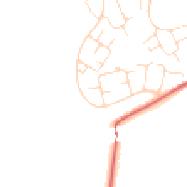 Daytime road noise heatmap for SK13 0BR