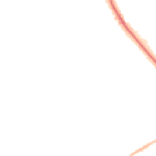 Night-time road noise heatmap for SK13 0JG