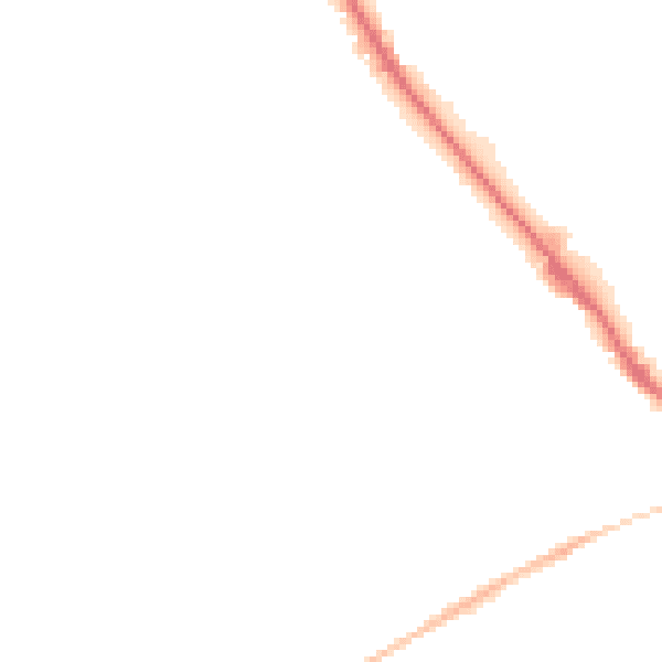 Night-time road noise heatmap for SK13 0LA