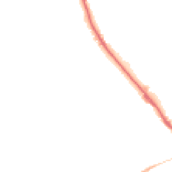 Night-time road noise heatmap for SK13 0LP