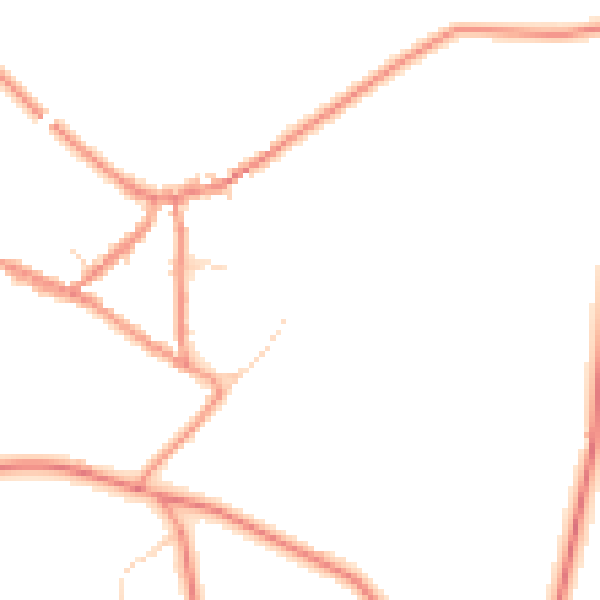 Daytime road noise heatmap for SK13 1ER