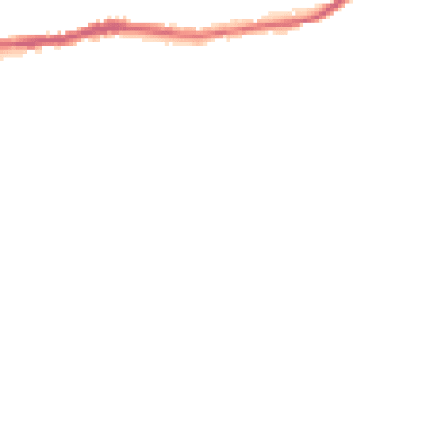 Night-time road noise heatmap for SK13 1HB