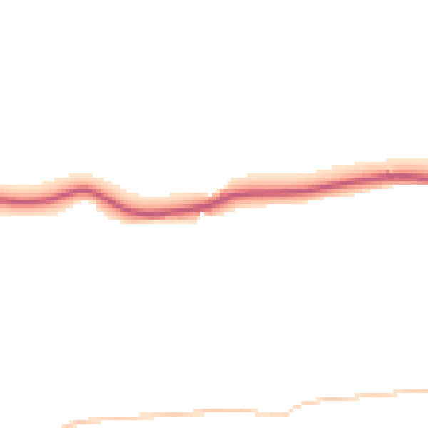 Night-time road noise heatmap for SK13 1HY