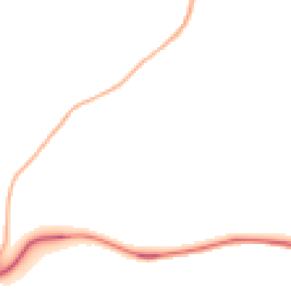 Daytime road noise heatmap for SK13 1JD