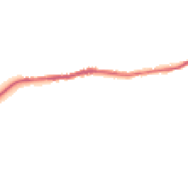 Night-time road noise heatmap for SK13 1JN