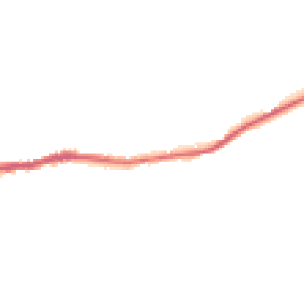 Night-time road noise heatmap for SK13 1LG