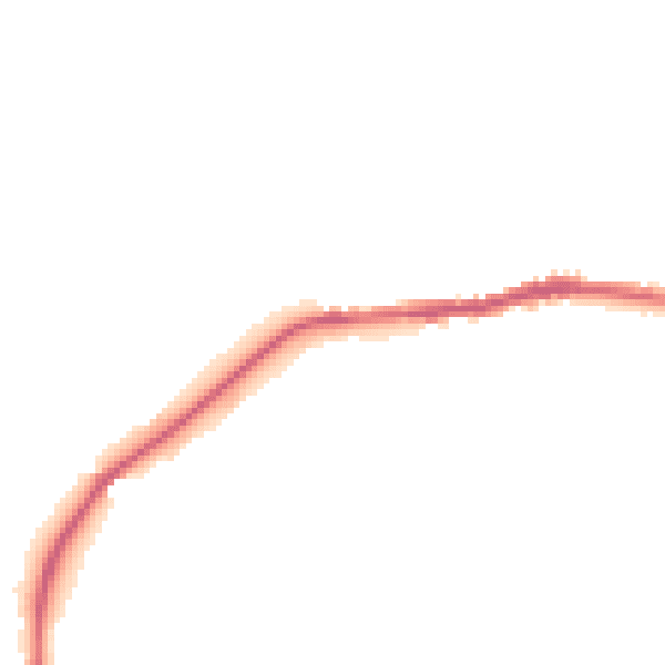 Night-time road noise heatmap for SK13 1NF