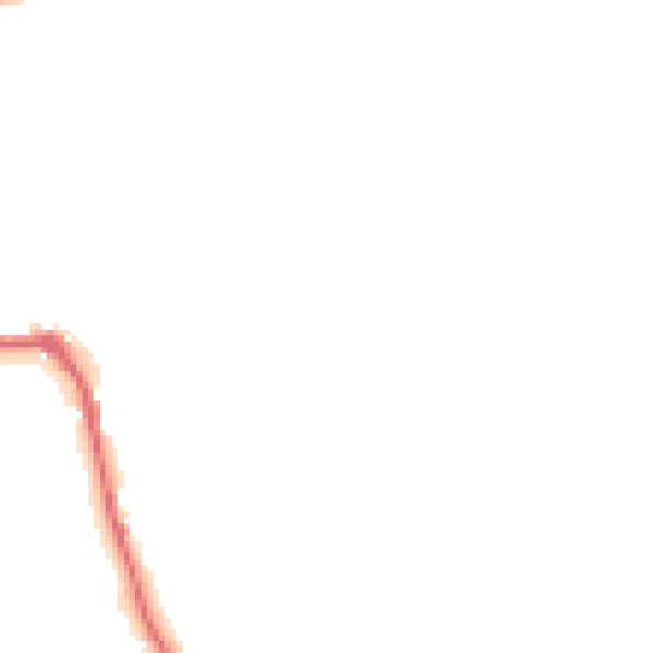 Night-time road noise heatmap for SK13 2EZ