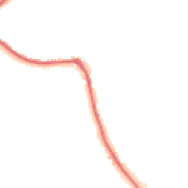 Night-time road noise heatmap for SK13 2NA