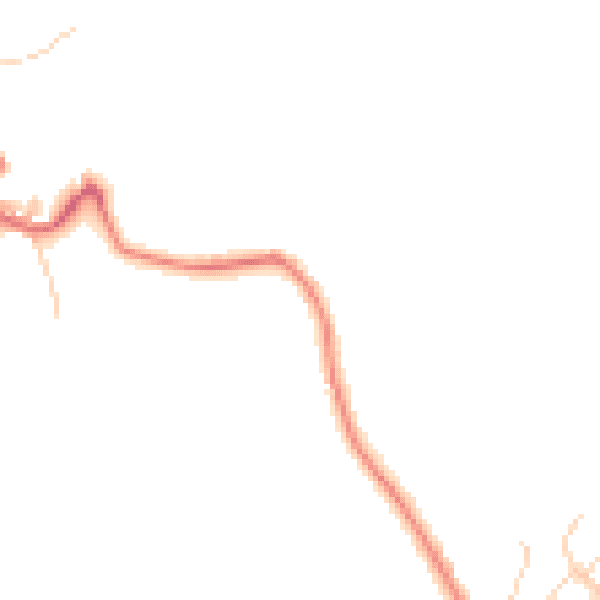 Daytime road noise heatmap for SK13 5ES