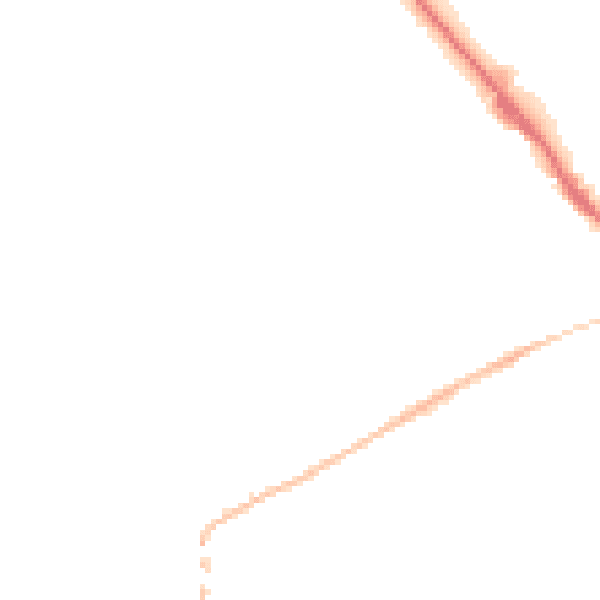 Night-time road noise heatmap for SK13 6HY