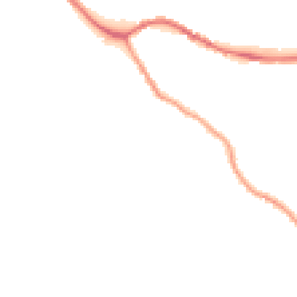 Night-time road noise heatmap for SK13 6PQ