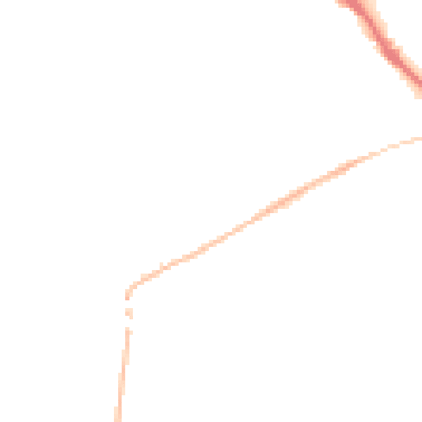 Night-time road noise heatmap for SK13 6TD