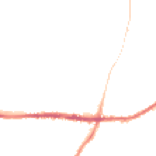 Night-time road noise heatmap for SK13 7AR