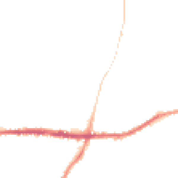 Night-time road noise heatmap for SK13 7DL