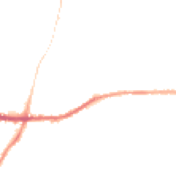 Night-time road noise heatmap for SK13 7QT
