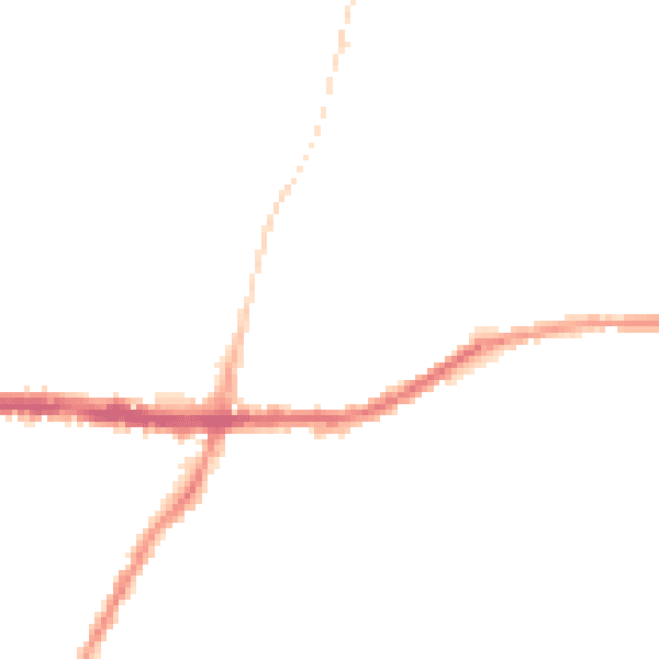 Night-time road noise heatmap for SK13 7QX