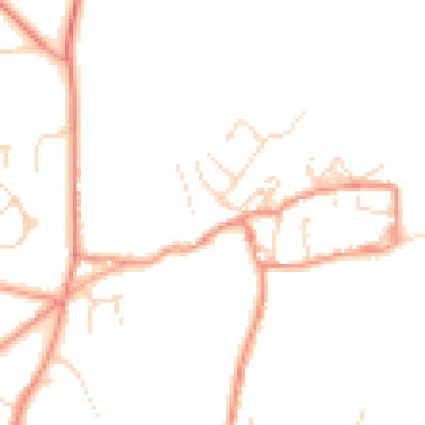 Daytime road noise heatmap for SK13 7SL