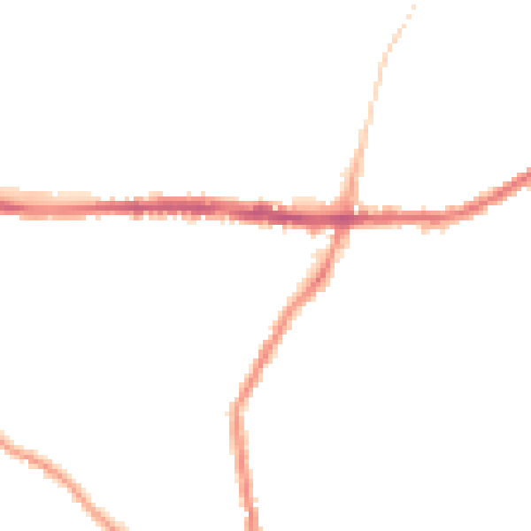 Night-time road noise heatmap for SK13 8BA