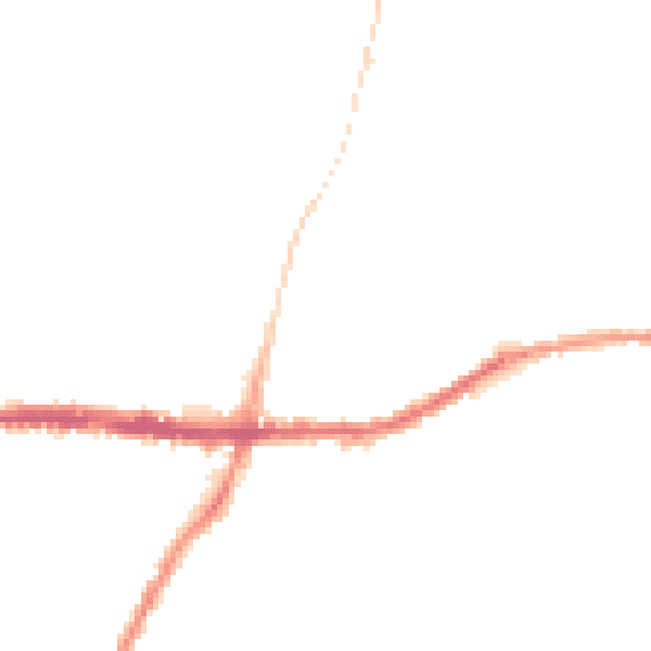 Night-time road noise heatmap for SK13 8GS