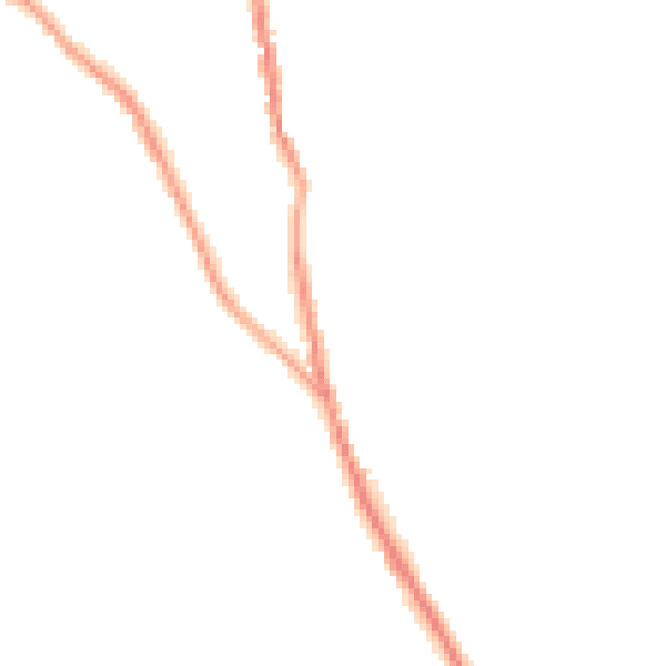 Night-time road noise heatmap for SK13 8GT