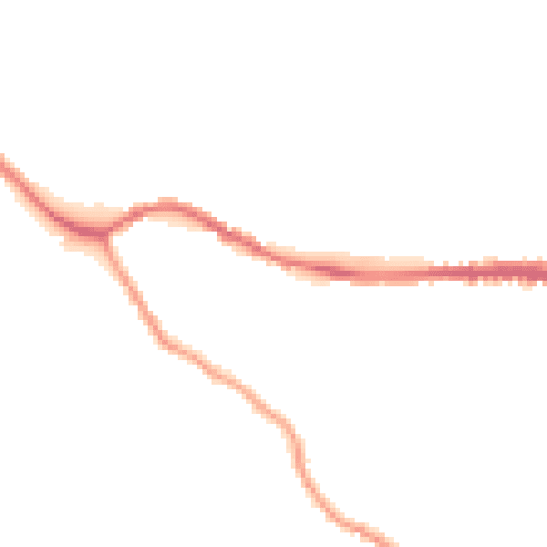 Night-time road noise heatmap for SK13 8HQ