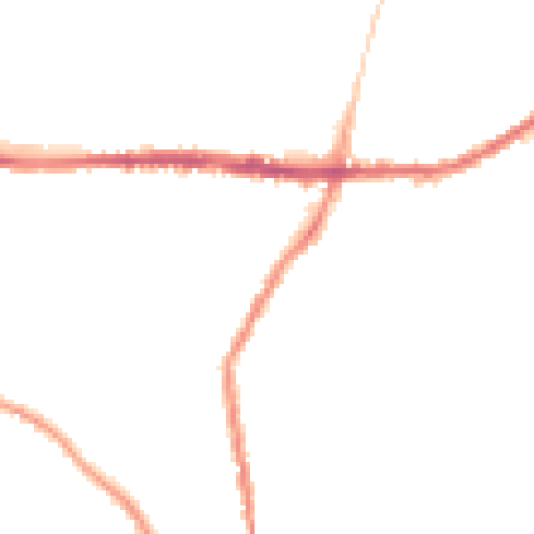 Night-time road noise heatmap for SK13 8HU