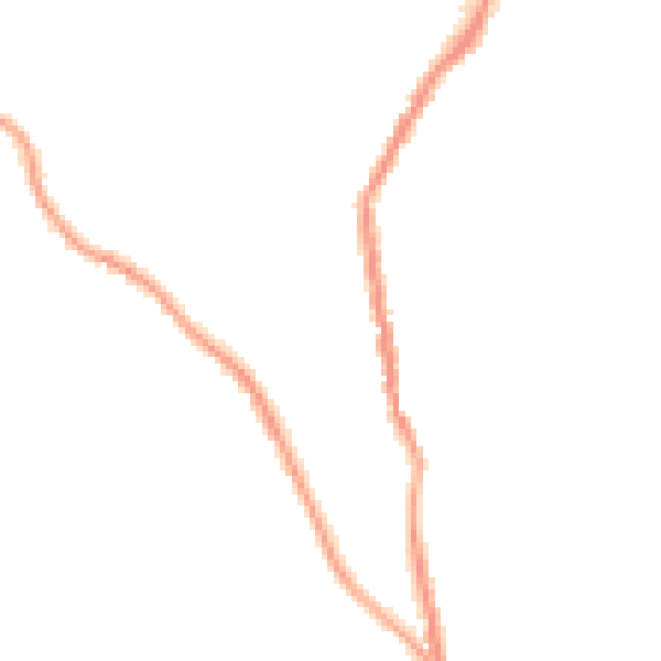 Night-time road noise heatmap for SK13 8JP