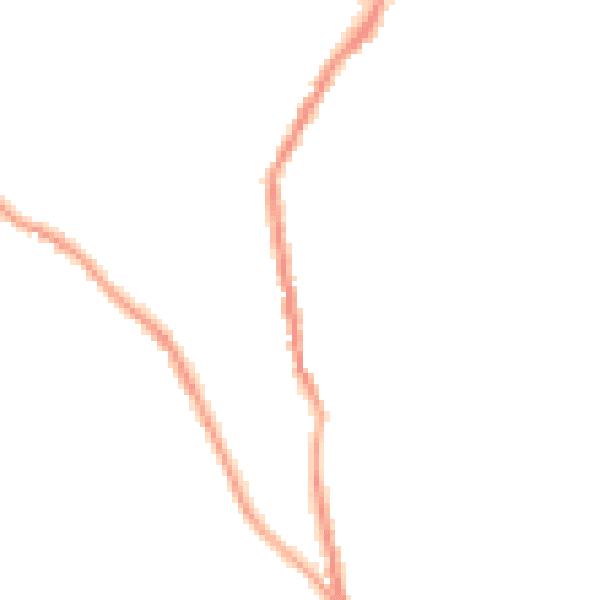 Night-time road noise heatmap for SK13 8JS