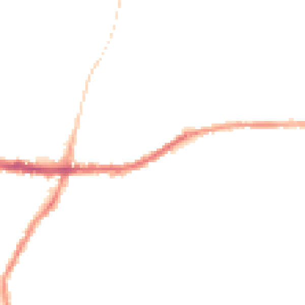 Night-time road noise heatmap for SK13 8QA
