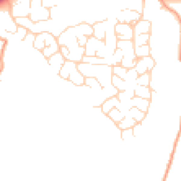 Daytime road noise heatmap for SK13 8UJ