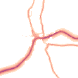 Daytime road noise heatmap for SK17 0AL