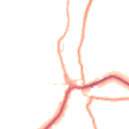 Daytime road noise heatmap for SK17 0AQ