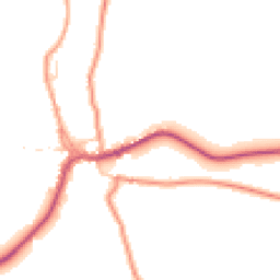 Daytime road noise heatmap for SK17 0AS